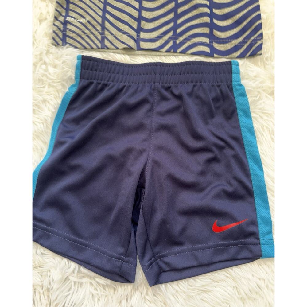 Nike Boys Sz. 4 Two Pc. Shorts/tee Set. Grt. Shape **Nt. Desc*** - Picture 5 of 12